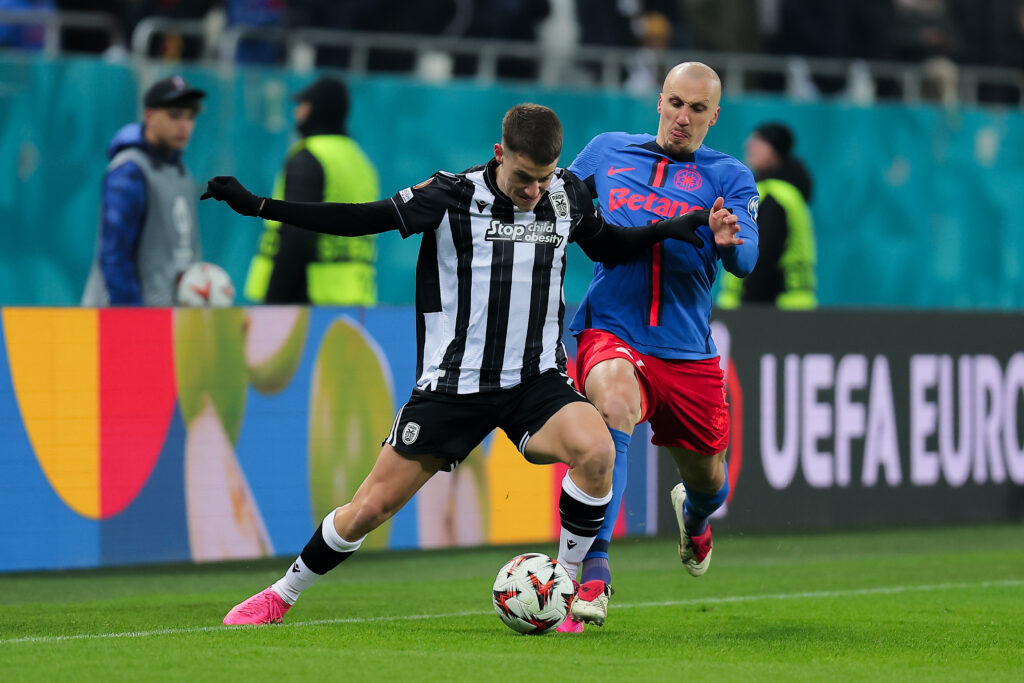 FCSB Bukarest v PAOK FC - UEFA Europa League 2024/25 League Knockout Play-off Second Leg
