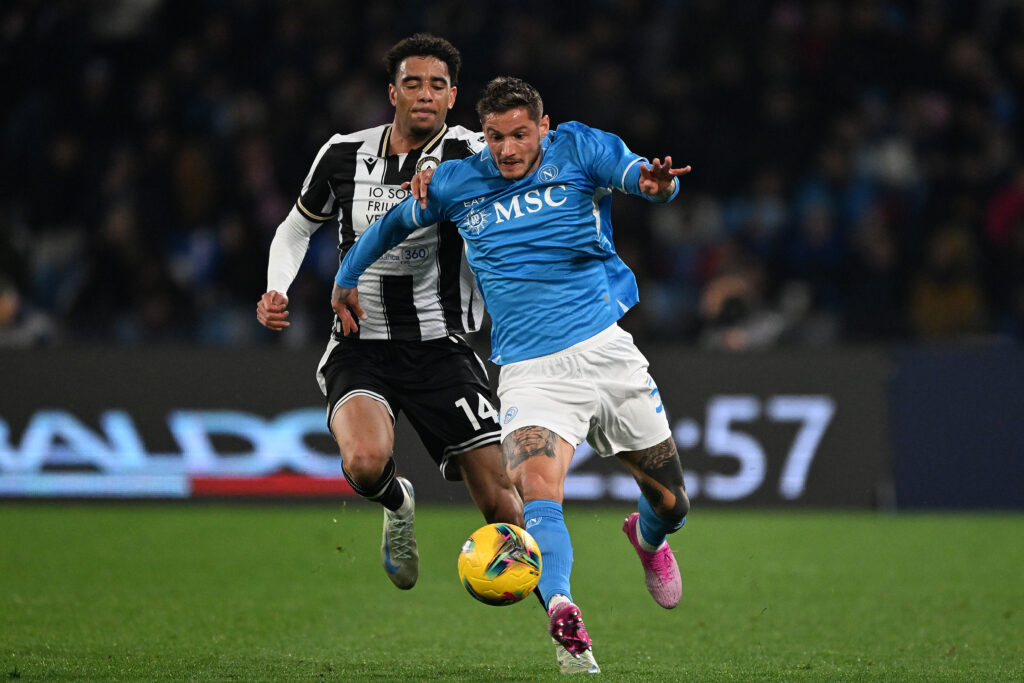 Napoli-Udinese, non è colpa di mazzocchi. Le parle di Mora