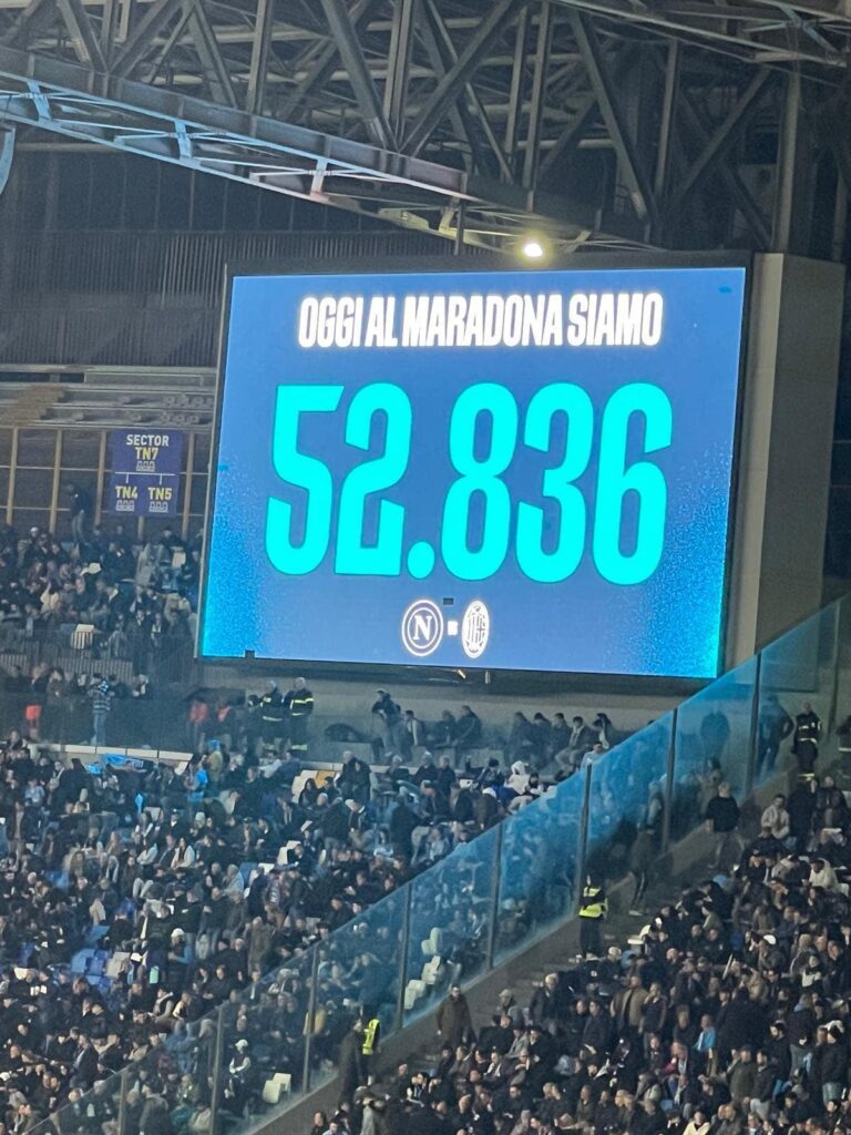 sold out napoli milan