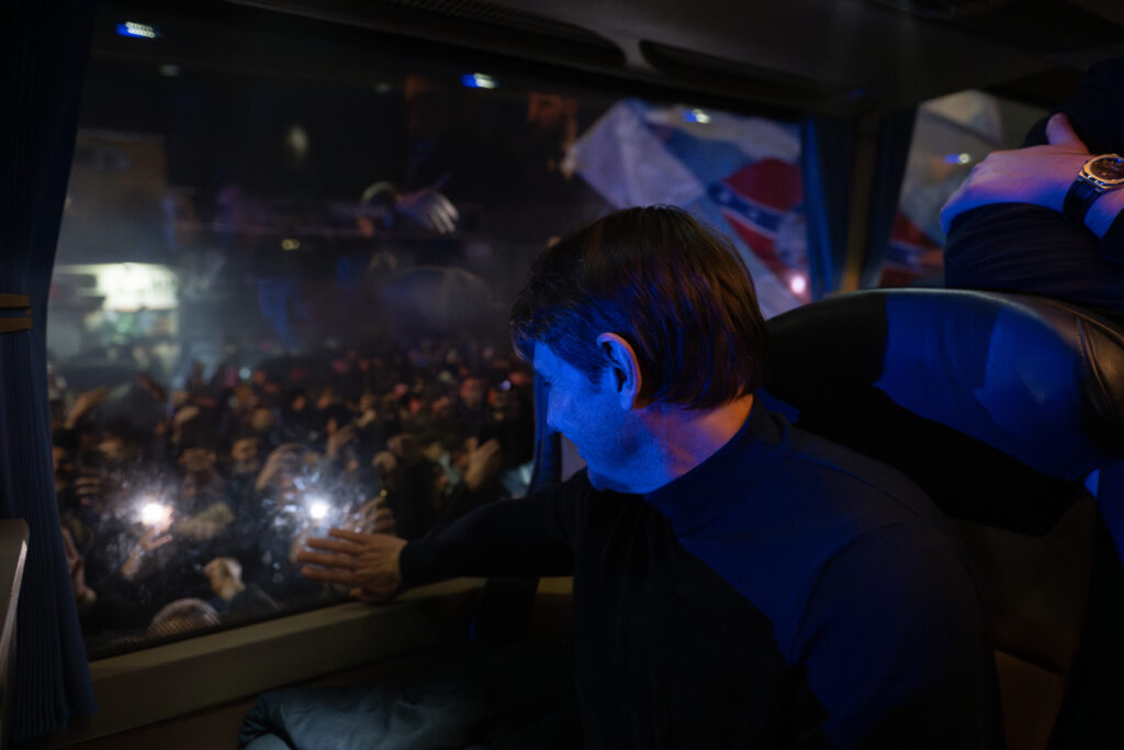 SSC Napoli Returns From Bergamo