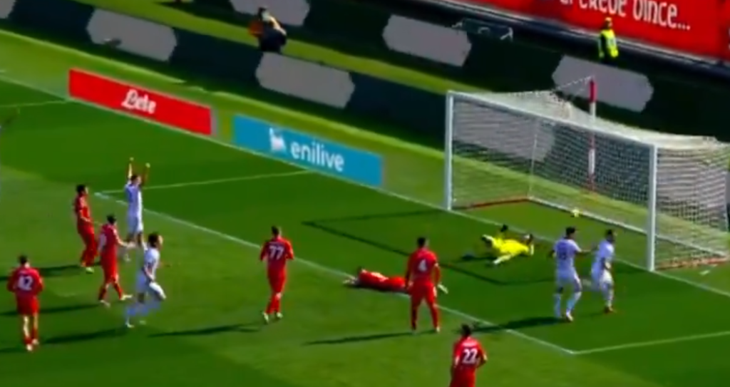 Elmas in gol contro il Monza