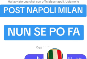 Napoli Milan tifoso