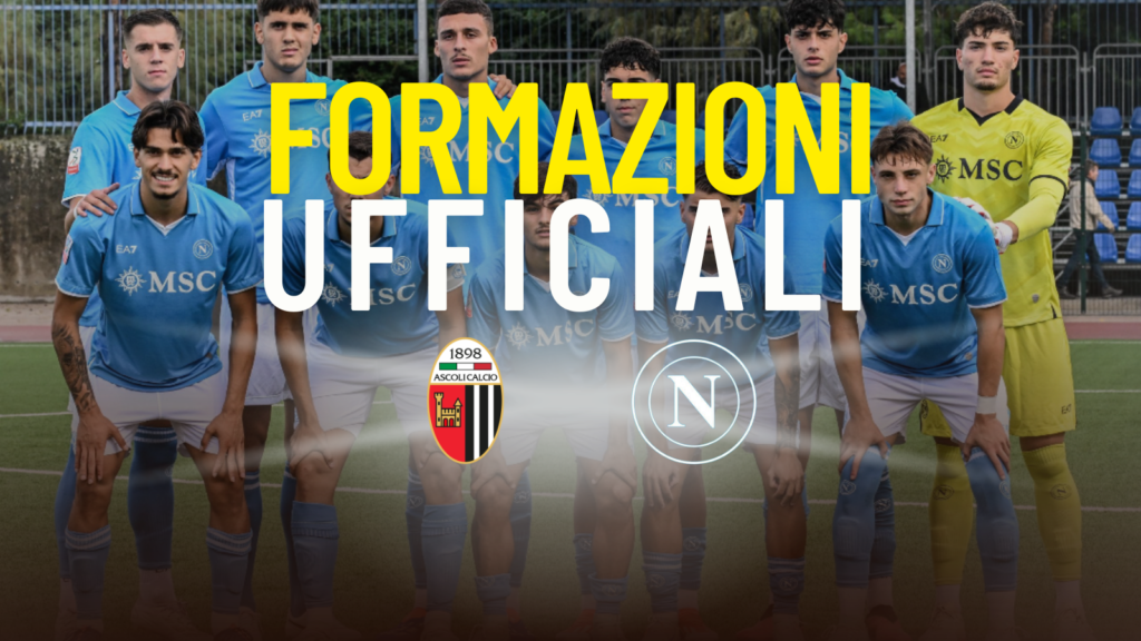 ascoli napoli primavera formazioni