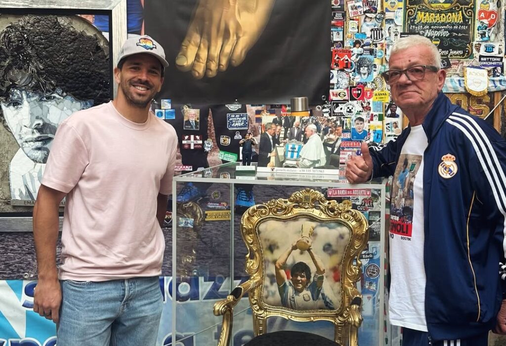 simeone murale maradona