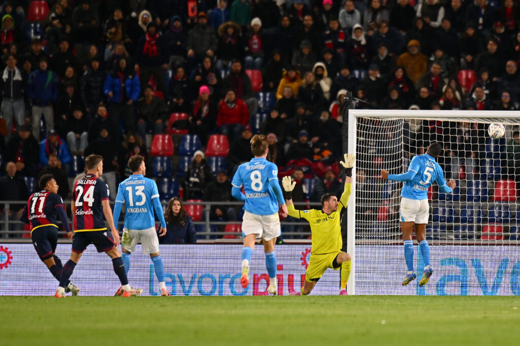 Tristezza nello spogliatoio per il Napoli