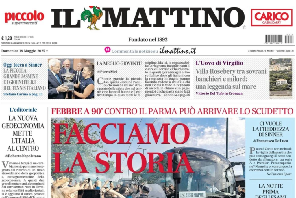 Il Napoli sui media