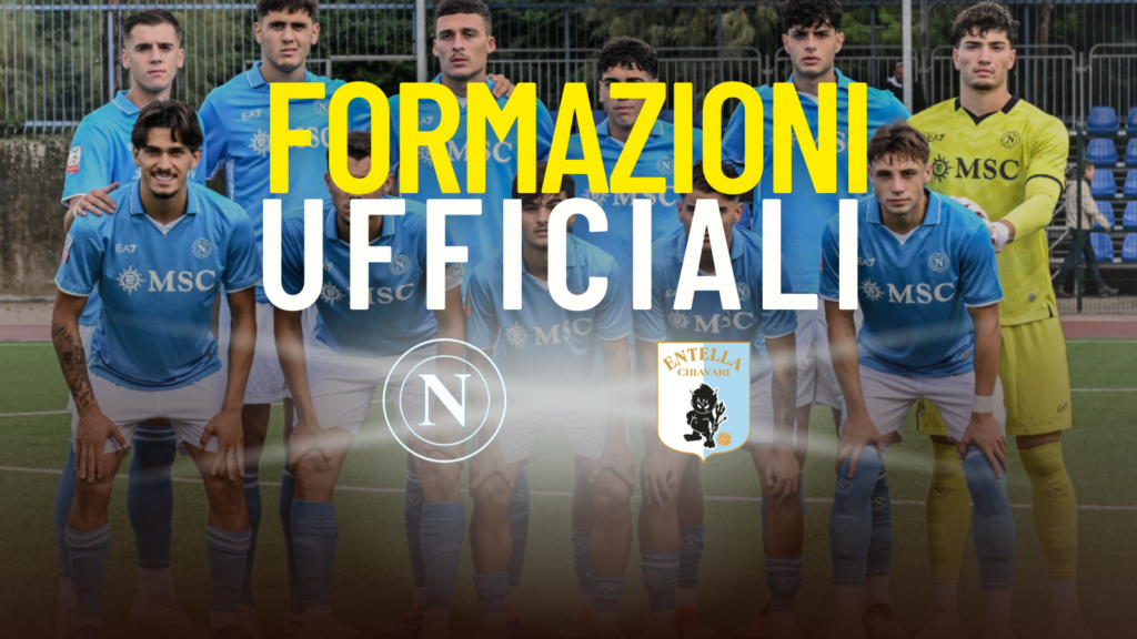 napoli entella primavera formazioni ufficiali