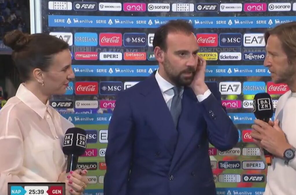 Manna nel pre-partita