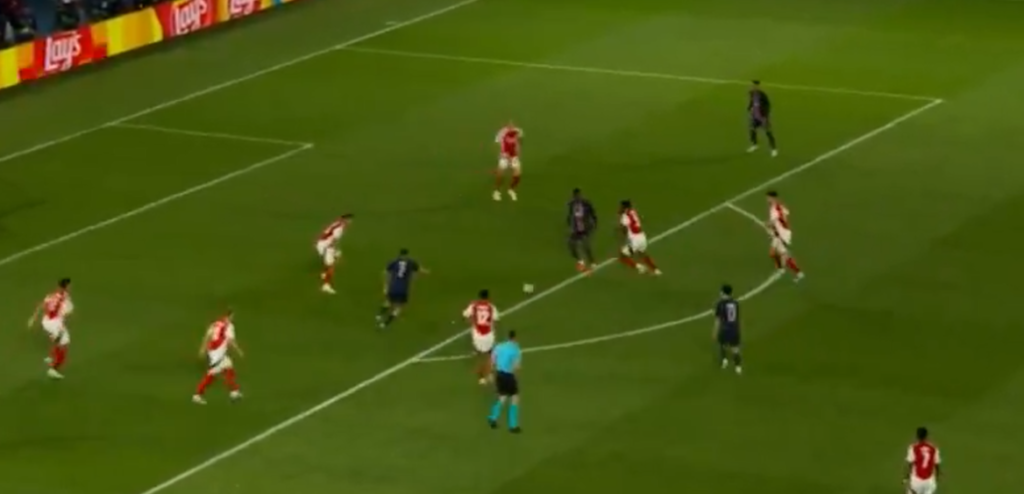 Hakimi vs Arsenal