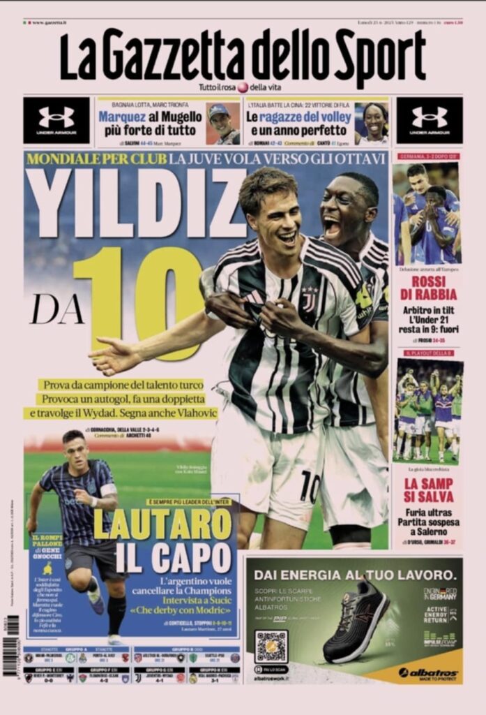 PRIMA PAGINA GAZZETTA DELLO SPORT OGGI: “Inzaghi al rinnovo, ci metto la firma”