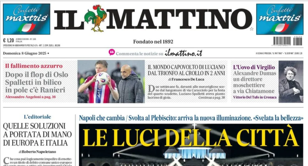 Il Napoli sui media