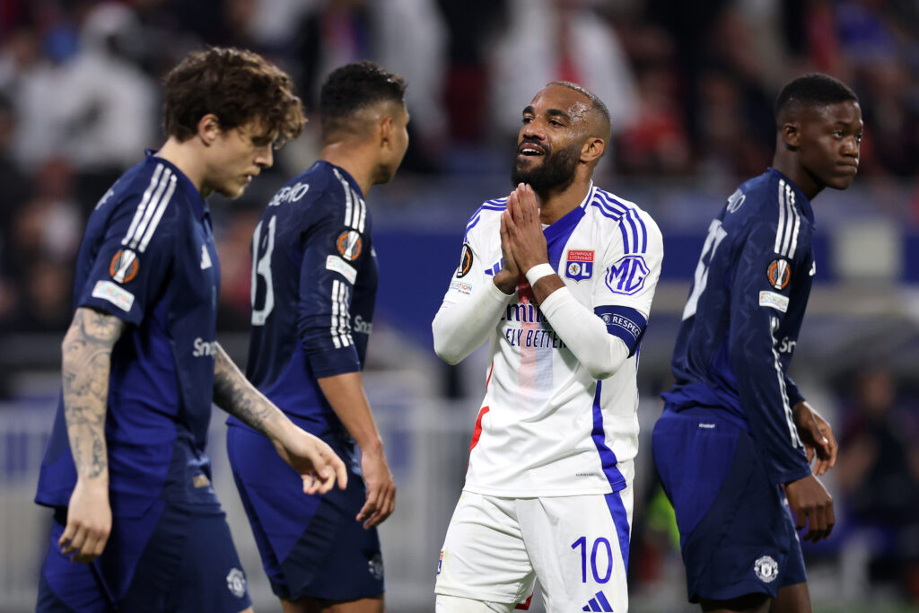 Olympique Lyonnais v Manchester United - UEFA Europa League 2024/25 Quarter Final First Leg