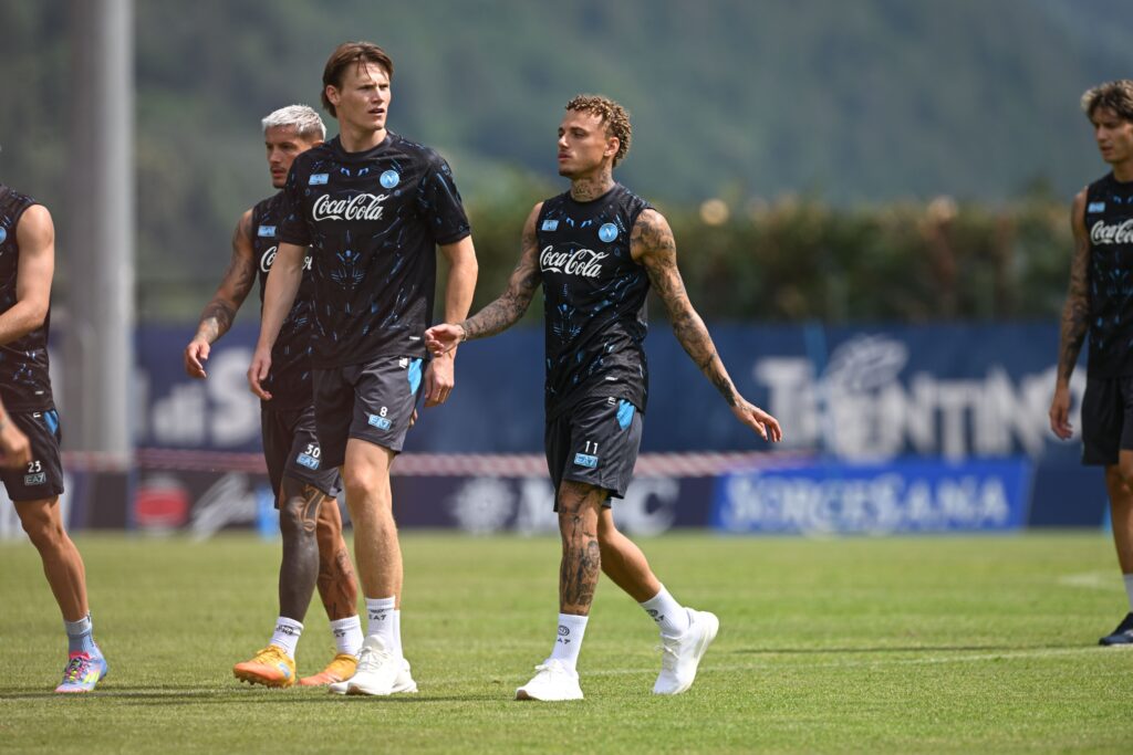 Primo allenamento mattutino a Dimaro