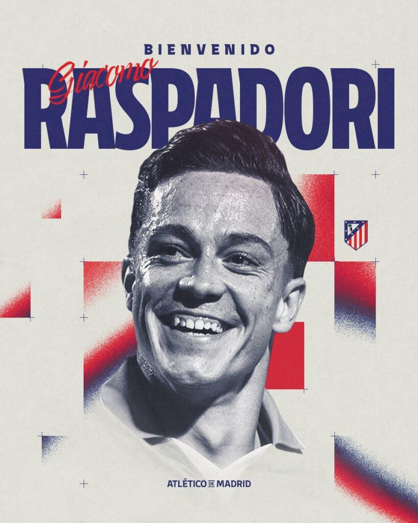 raspadori atletico madrid ufficiale
