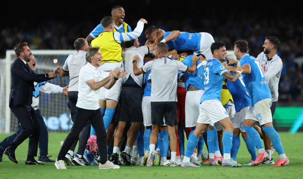 Caressa sul Napoli in Champions