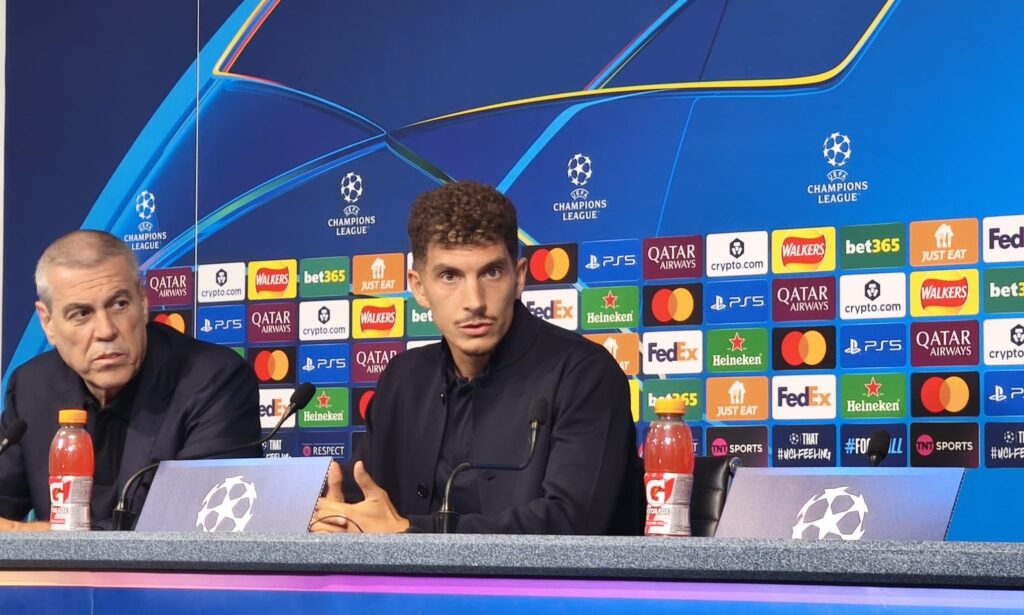 conferenza di lorenzo napoli manchester city