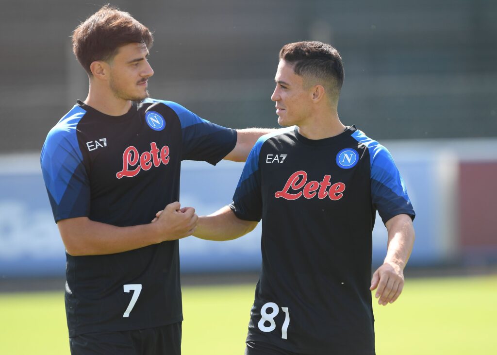 SSC Napoli Training Session And Press Conference