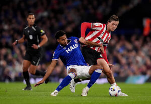 Cajuste in azione vs Sheffield