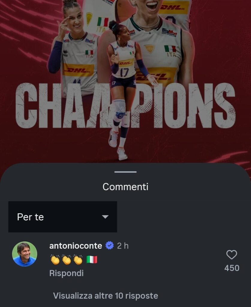 commento conte italvolley