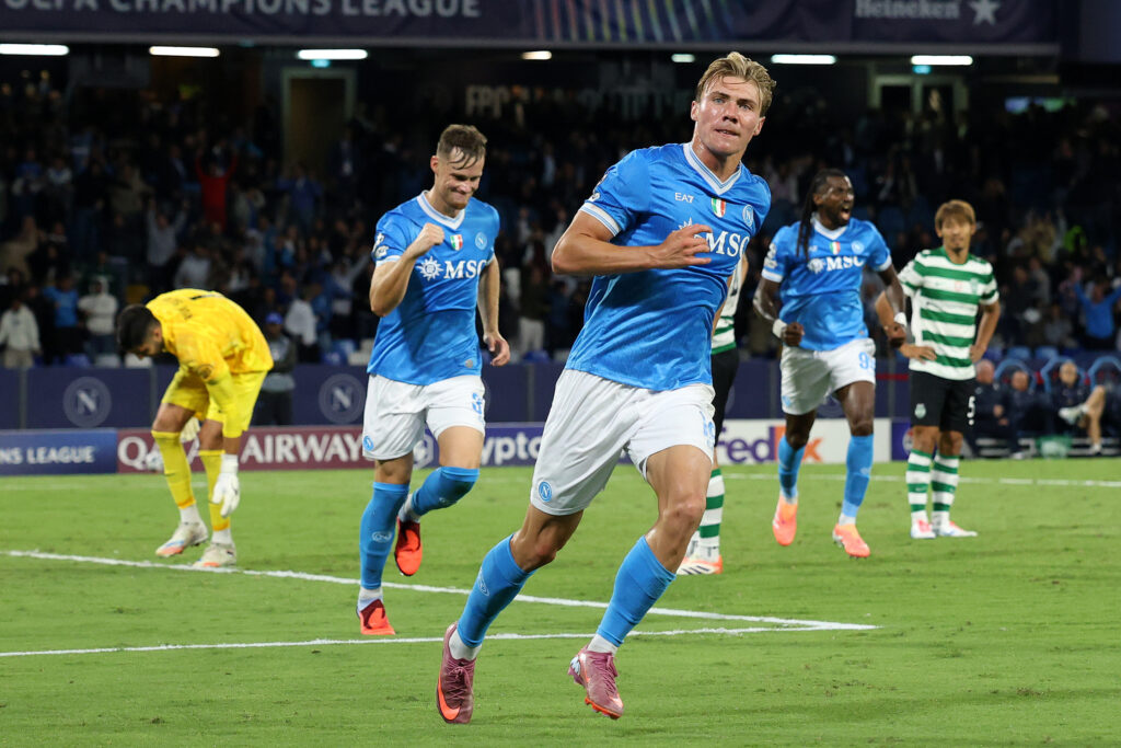SSC Napoli v Sporting Clube de Portugal - UEFA Champions League 2025/26 League Phase MD2