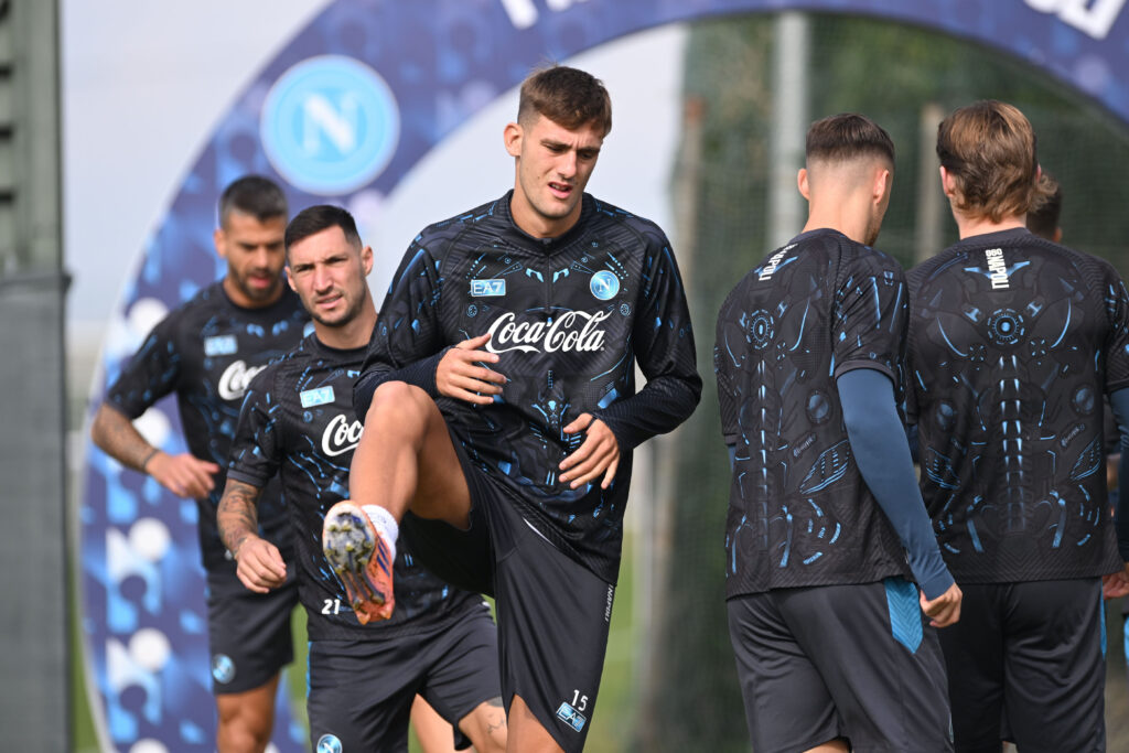 napoli report allenamento