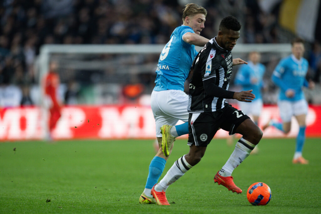 hojlund udinese napoli