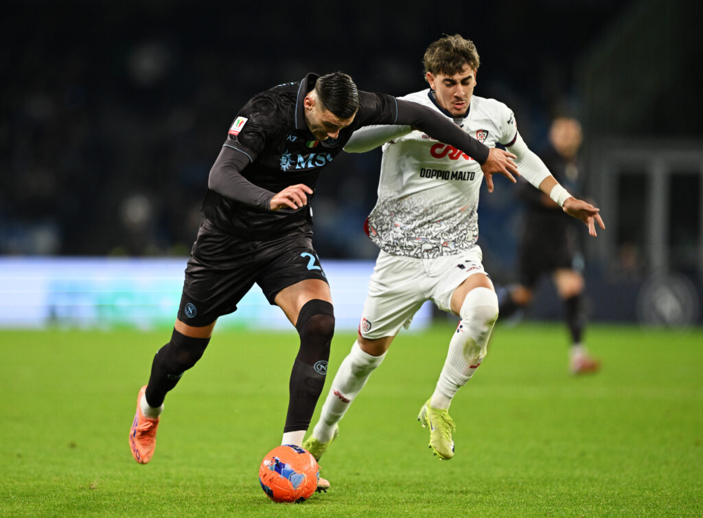 SSC Napoli v Cagliari Calcio - Coppa Italia