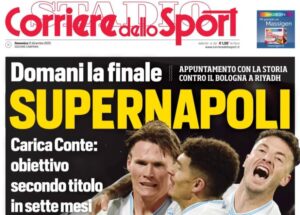 prima pagine giornali sportivi Napoli
