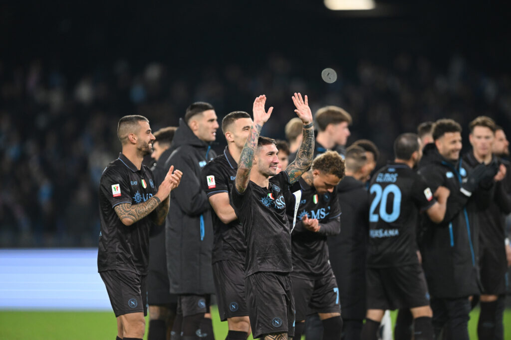 SSC Napoli v Cagliari Calcio - Coppa Italia