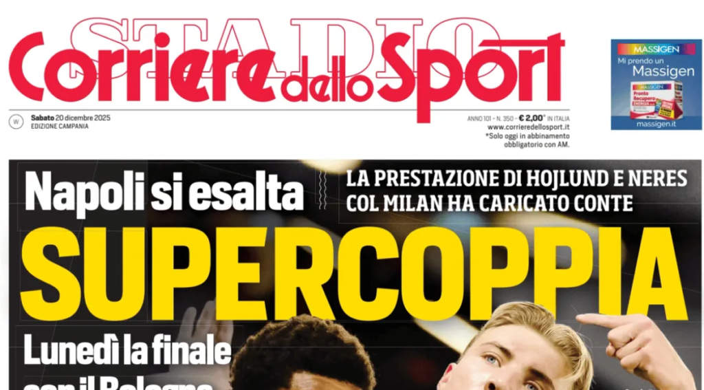 Prime pagine giornali sportivi