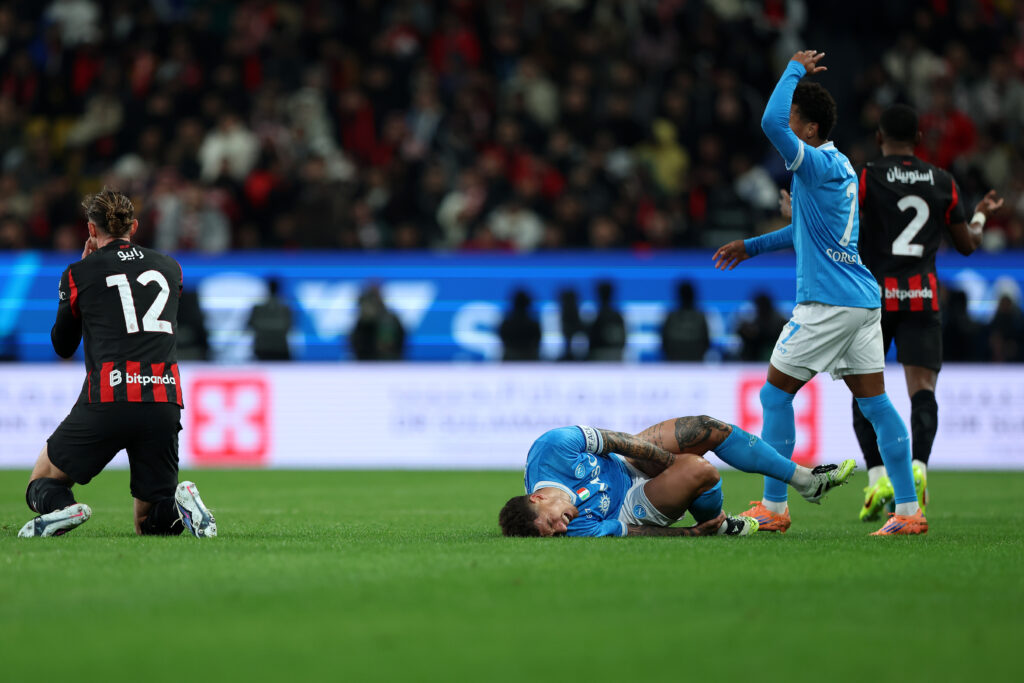 SSC Napoli v AC Milan - Supercoppa Italiana Semifinal