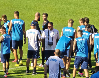Napoli allenamento