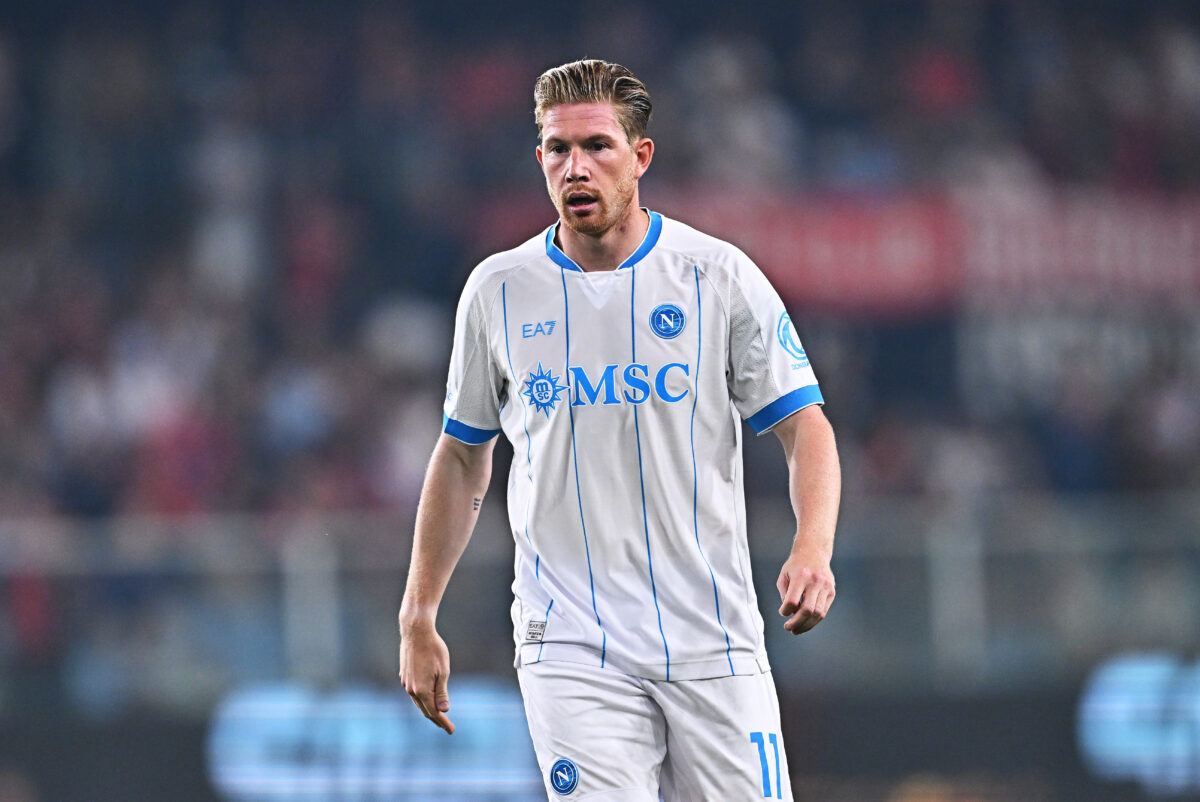 De Bruyne Genoa Napoli