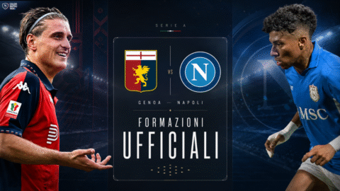 genoa napoli formazioni ufficiali