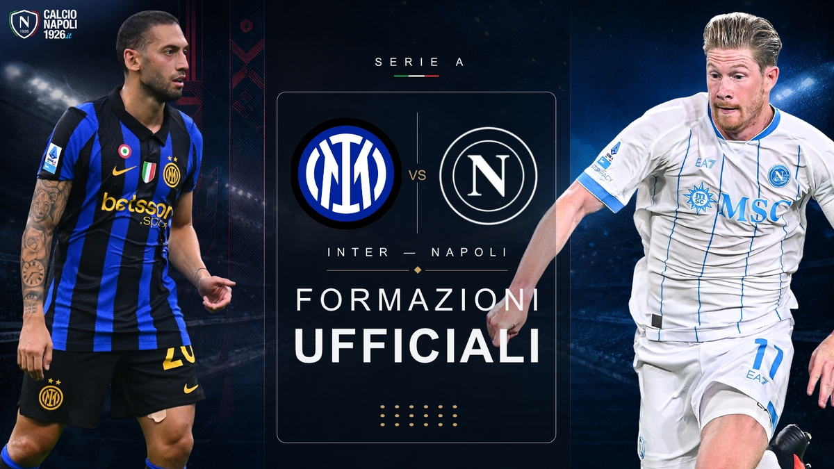 inter napoli formazioni ufficiali