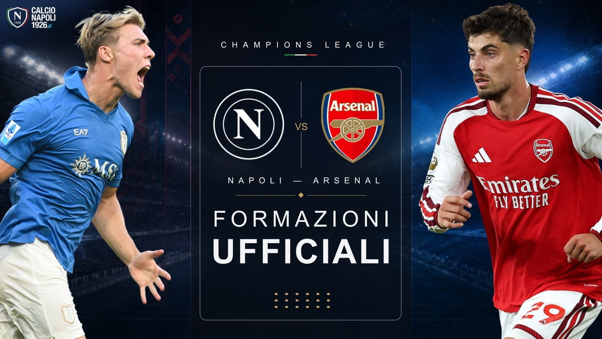 napoli arsenal formazioni ufficiali