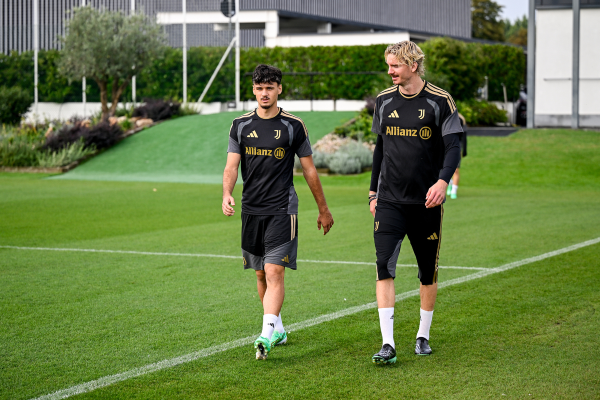 Juventus Training Session And Press Conference - UEFA Europa League 2026/27 League Phase MD1