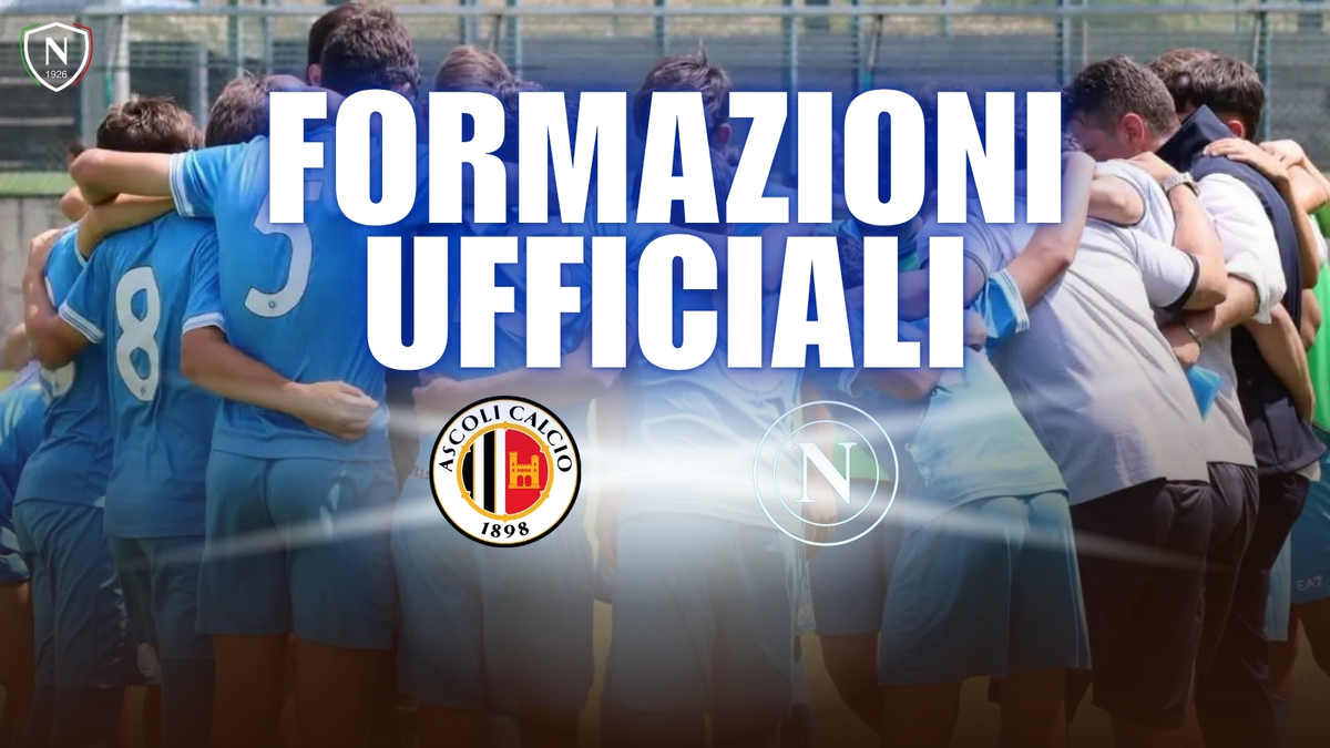ascoli napoli primavera formazioni ufficiali