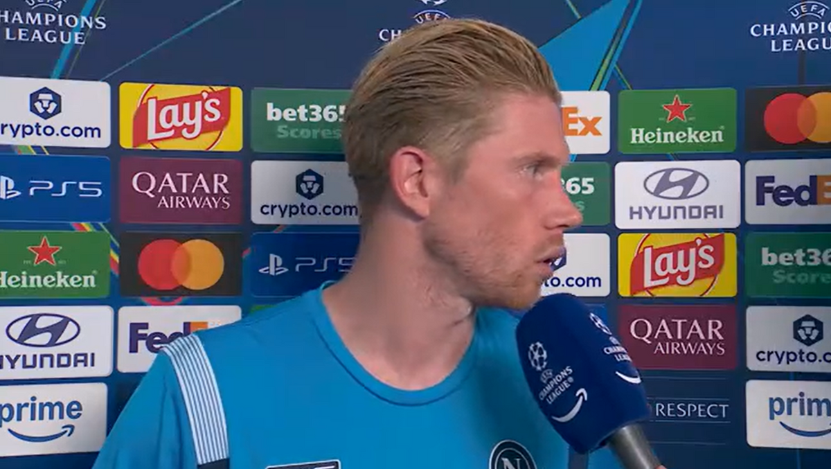 de bruyne arsenal napoli