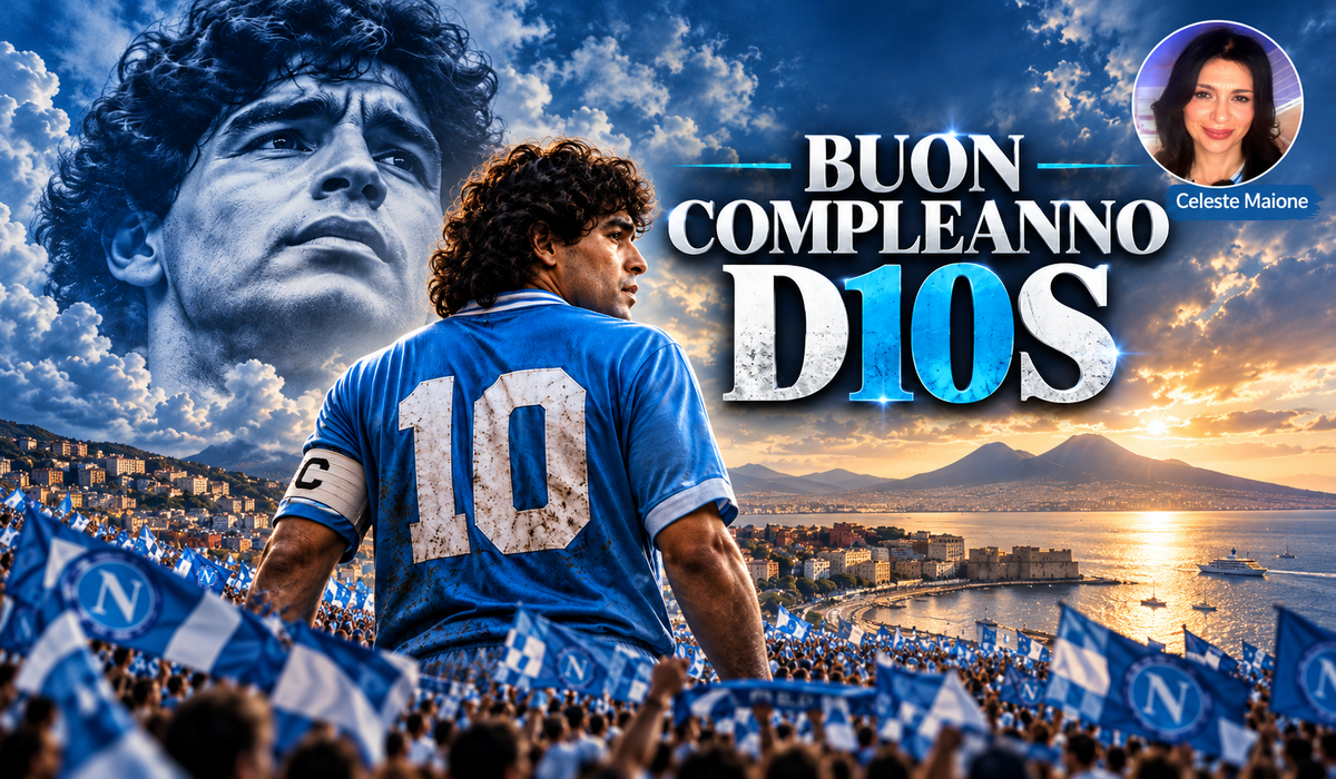 Buon Compleanno D10S a Napoli