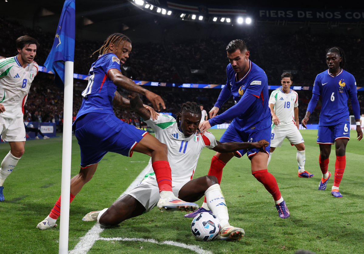 France v Italy - UEFA Nations League 2024/25 League A Group A2