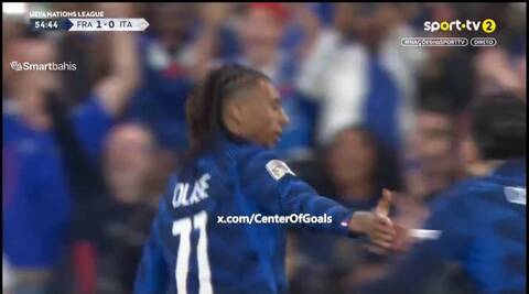 gol olise Francia-Italia