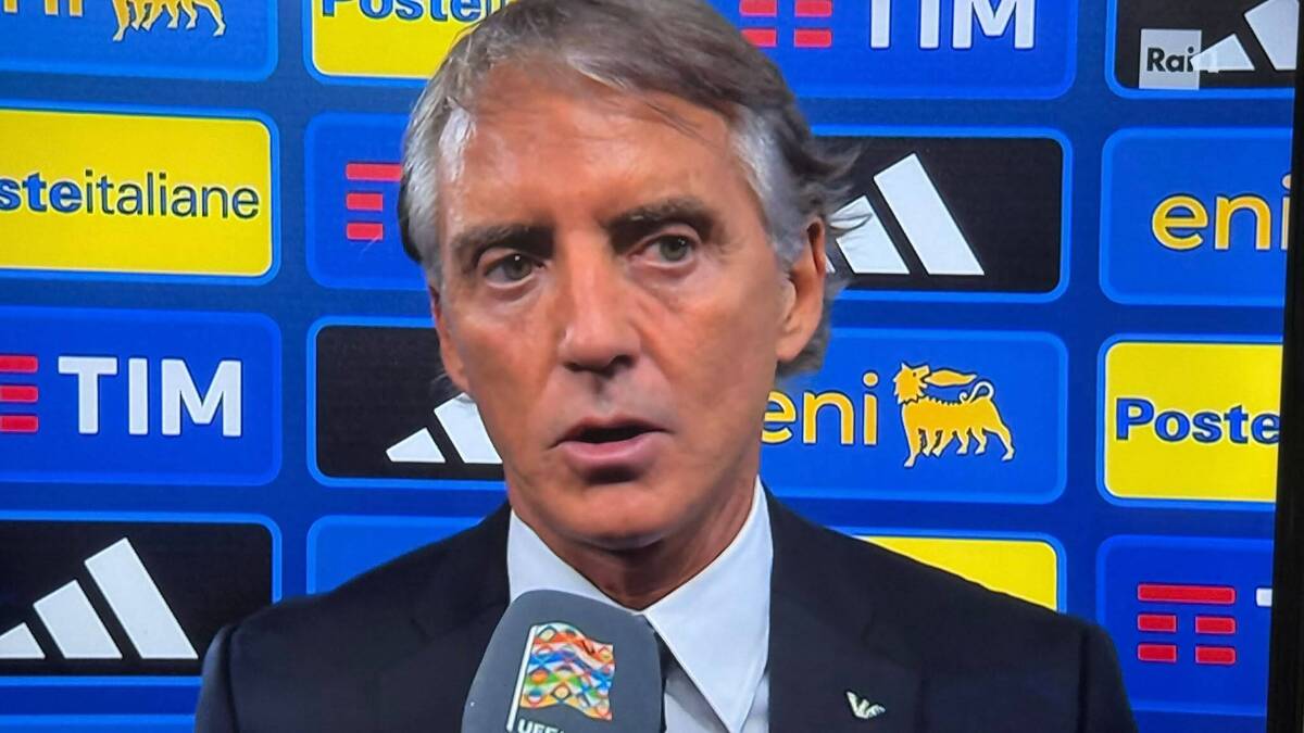 Mancini ai microfoni di Rai Sport