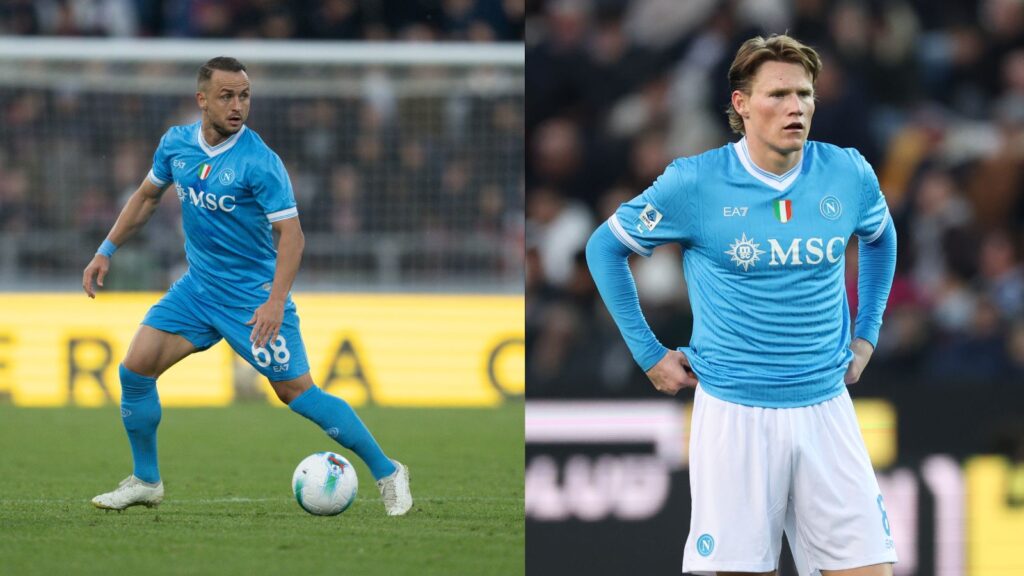 Lobotka McTominay lecce