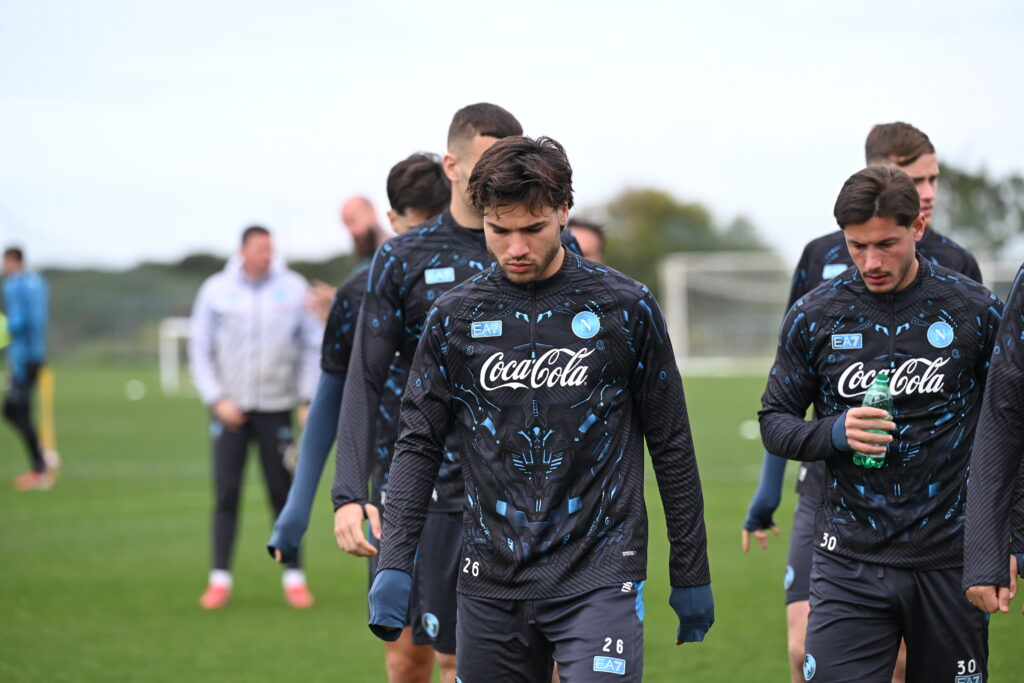 allenamento napoli report