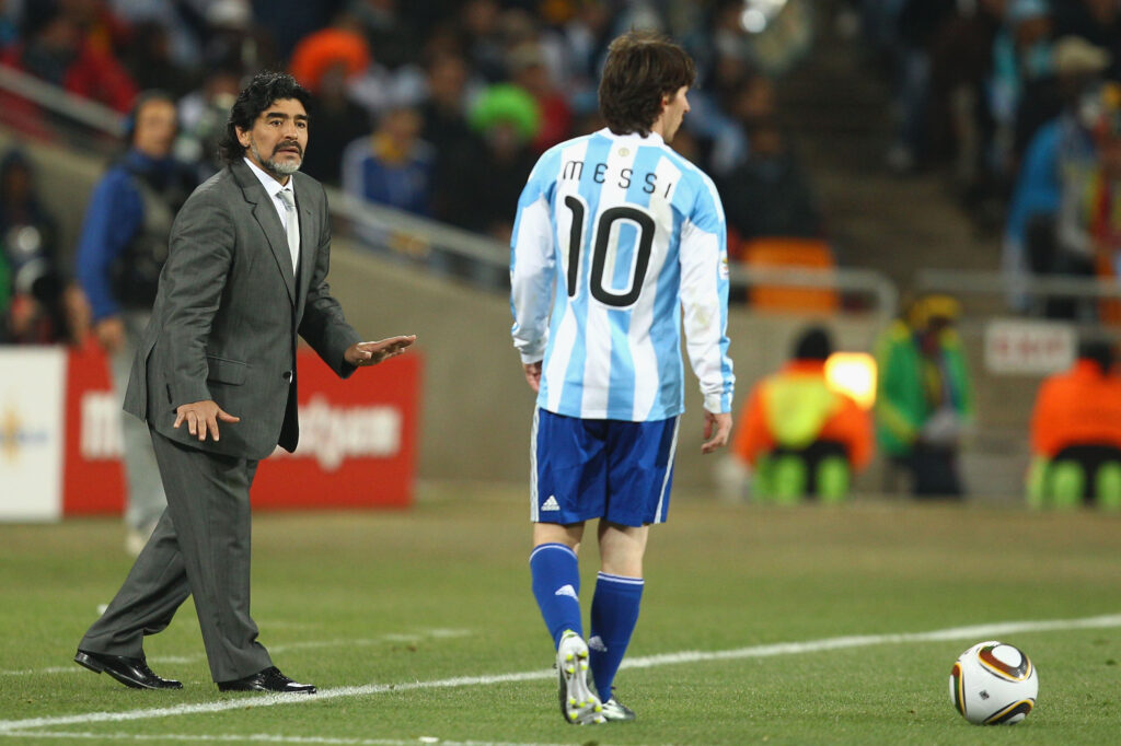 Messi Maradona
