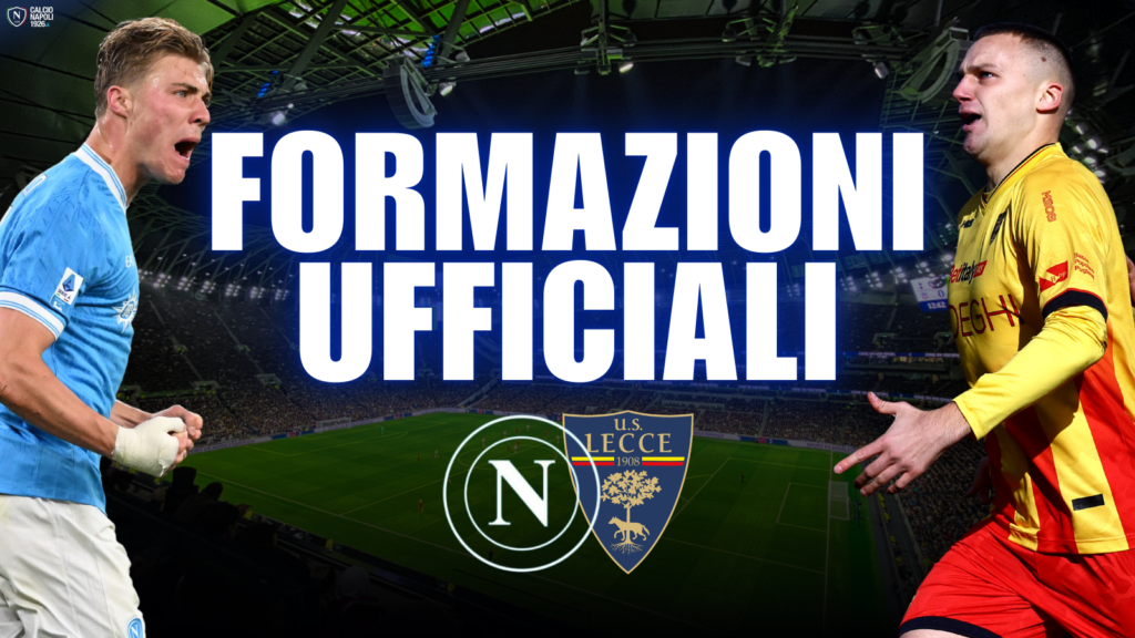 napoli lecce ufficiali
