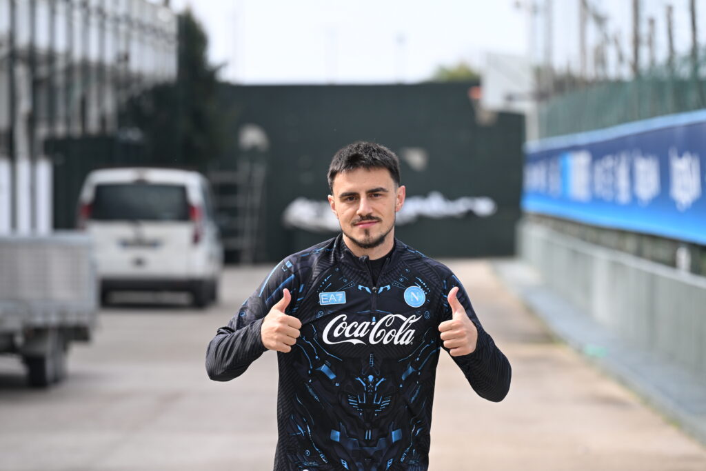 Le immagini dell'allenamento degli azzurri a Castel Volturno