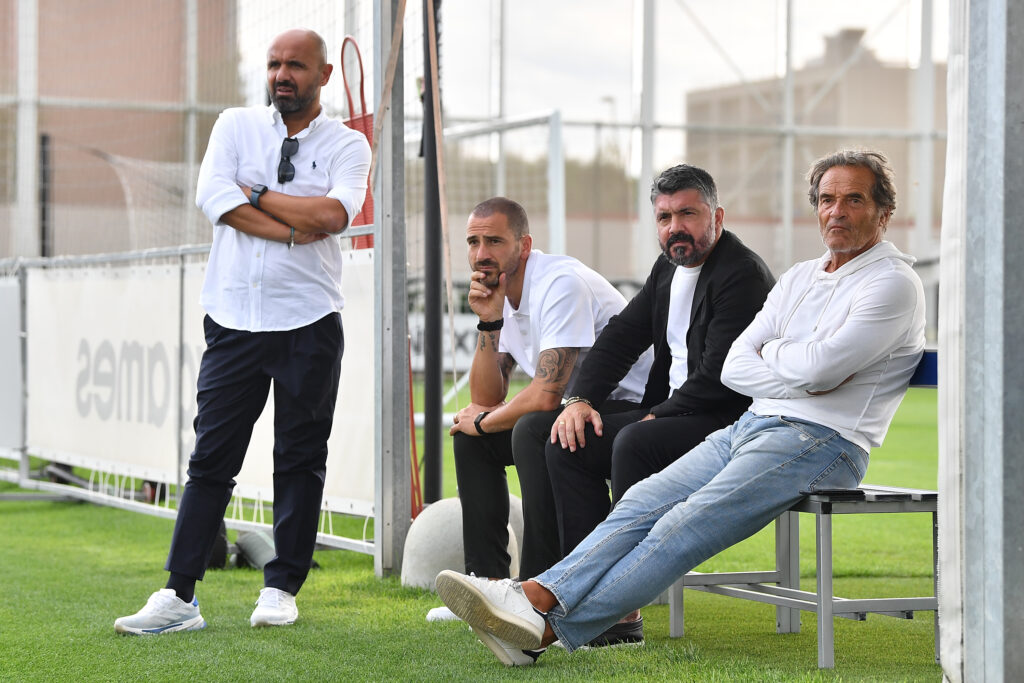 Italy Coach Gennaro Gattuso Visit  Juventus Training Center