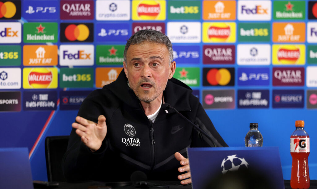 Paris Saint-Germain FC Training Session And Press Conference - UEFA Champions League 2025/26 Round of 16 Second Leg